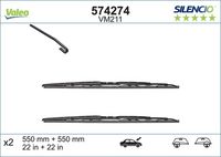 VALEO 574274 - Limpiaparabrisas - SILENCIO CONVENTIONAL SET