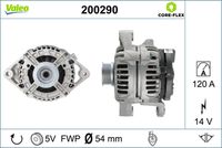 VALEO 200290 - Alternador - VALEO CORE-FLEX