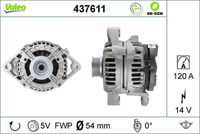 VALEO 437611 - Alternador - VALEO RE-GEN REMANUFACTURED