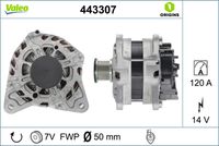 VALEO 443307 - Alternador - VALEO ORIGINS NEW OE TECHNOLOGY