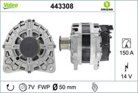 VALEO 443308 - Alternador - VALEO ORIGINS NEW OE TECHNOLOGY