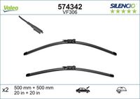 VALEO 574342 - Limpiaparabrisas - SILENCIO FLAT BLADE SET