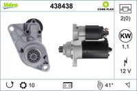 VALEO 438438 - Motor de arranque - VALEO CORE-FLEX