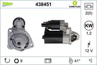 VALEO 438451 - Motor de arranque - VALEO CORE-FLEX