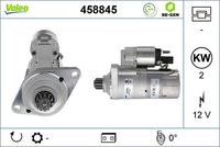 VALEO 458845 - Código de motor: CKRA<br>Restricción de fabricante: BOSCH<br>Tensión [V]: 12<br>Potencia nominal [kW]: 2<br>Sentido de giro: Sentido de giro a la derecha (horario)<br>Peso [kg]: 3,72<br>