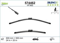 VALEO 574462 - Limpiaparabrisas - SILENCIO FLAT BLADE SET