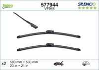 VALEO 577944 - Limpiaparabrisas - SILENCIO FLAT BLADE SET