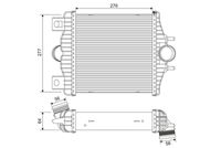 VALEO 818384 - Radiador de aire de admisión