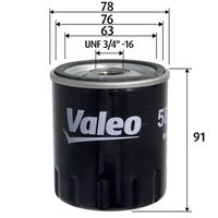 VALEO 586157 - Filtro de aceite