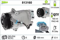 VALEO 813160 - Compresor, aire acondicionado - VALEO CORE-FLEX