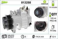 VALEO 813258 - Compresor, aire acondicionado - VALEO ORIGINS NEW OE TECHNOLOGY