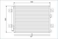 VALEO 814077 - Condensador, aire acondicionado