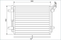 VALEO 814091 - Condensador, aire acondicionado