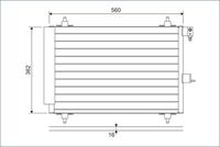 VALEO 817508 - año construcción desde: 03/1998<br>año construcción hasta: 08/2000<br>Ancho de red [mm]: 331<br>Longitud de red [mm]: 578<br>Profundidad de red [mm]: 16<br>Material: Aluminio<br>Artículo complementario / información complementaria 2: sin secador<br>Agente frigorífico: R 134 a<br>Peso [kg]: 3,85<br>