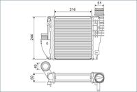 VALEO 818290 - Radiador de aire de admisión