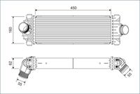 VALEO 822933 - año construcción hasta: 05/2019<br>Material aletas refrigeradoras: Aluminio<br>Tipo de refrigeración: refrigerado por aire<br>Profundidad de red [mm]: 62<br>Longitud de red [mm]: 450<br>Ancho de red [mm]: 161<br>Material depósitos de agua (radiador): Plástico<br>Tipo radiador: Aletas refrigeración soldadas<br>