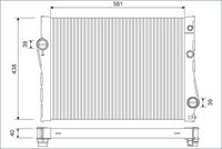 VALEO 701118 - Radiador, refrigeración del motor