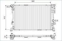 VALEO 701158 - Radiador, refrigeración del motor