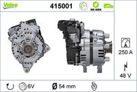 VALEO 415001 - Alternador arrancador - VALEO RE-GEN REMANUFACTURED