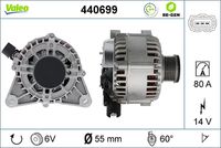 VALEO 440699 - Alternador - VALEO RE-GEN REMANUFACTURED