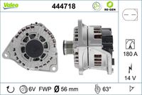 VALEO 444718 - Alternador - VALEO RE-GEN REMANUFACTURED