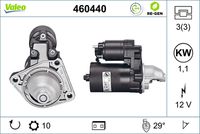 VALEO 460440 - Motor de arranque - VALEO RE-GEN REMANUFACTURED