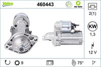 VALEO 460443 - Motor de arranque - VALEO RE-GEN REMANUFACTURED