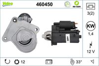 VALEO 460450 - Motor de arranque - VALEO RE-GEN REMANUFACTURED