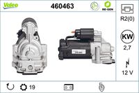 VALEO 460463 - Motor de arranque - VALEO RE-GEN REMANUFACTURED