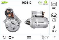 VALEO 460510 - Motor de arranque - VALEO RE-GEN REMANUFACTURED