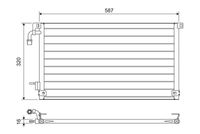 VALEO 817655 - Condensador, aire acondicionado