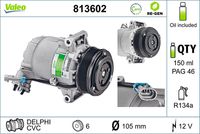 VALEO 813602 - Compresor, aire acondicionado - VALEO RE-GEN REMANUFACTURED