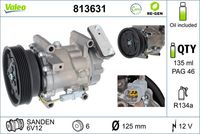 VALEO 813631 - Compresor, aire acondicionado - VALEO RE-GEN REMANUFACTURED