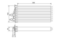 VALEO 811566 - Equipamiento de vehículo: para vehículos sin calefacción auxiliar eléctrica<br>Material aletas refrigeradoras: Aluminio<br>Ancho de red [mm]: 152<br>Tipo radiador: Aletas refrigeración unidas mecánicamente<br>Longitud de red [mm]: 306<br>Profundidad de red [mm]: 35<br>Material depósitos de agua (radiador): Plástico<br>Restricción de fabricante: Alternativ<br>Restricción de fabricante: Behr<br>Restricción de fabricante: PrascoSelection<br>