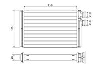 VALEO 811576 - Radiador de calefacción