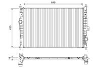 VALEO 701109 - Radiador, refrigeración del motor