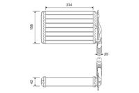 VALEO 812223 - Radiador de calefacción