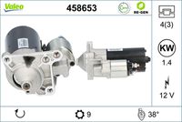 VALEO 458653 - Motor de arranque - VALEO RE-GEN REMANUFACTURED