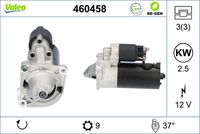 VALEO 460458 - Motor de arranque - VALEO RE-GEN REMANUFACTURED