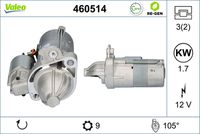 VALEO 460514 - Motor de arranque - VALEO RE-GEN REMANUFACTURED