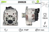 VALEO 200028 - Alternador