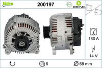 VALEO 200197 - Alternador