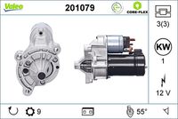 VALEO 201079 - Motor de arranque - VALEO CORE-FLEX