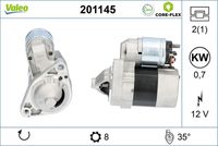 VALEO 201145 - Motor de arranque - VALEO CORE-FLEX