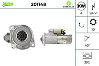 VALEO 201148 - Motor de arranque - VALEO CORE-FLEX