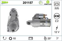 VALEO 201157 - Motor de arranque - VALEO CORE-FLEX