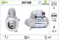 VALEO 201186 - Motor de arranque - VALEO CORE-FLEX