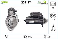 VALEO 201187 - Motor de arranque - VALEO CORE-FLEX