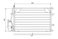 VALEO 822746 - Condensador, aire acondicionado