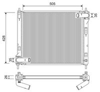 VALEO 701264 - Radiador, refrigeración del motor